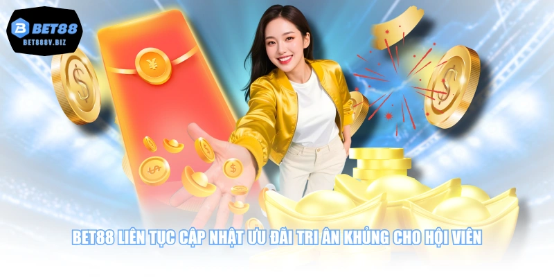 BET88 liên tục cập nhật ưu đãi tri ân khủng cho hội viên