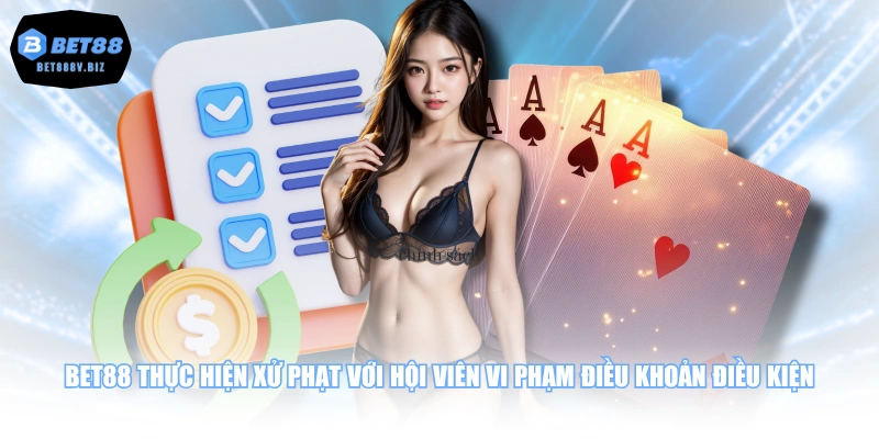 BET88 thực hiện xử phạt với hội viên vi phạm điều khoản điều kiện