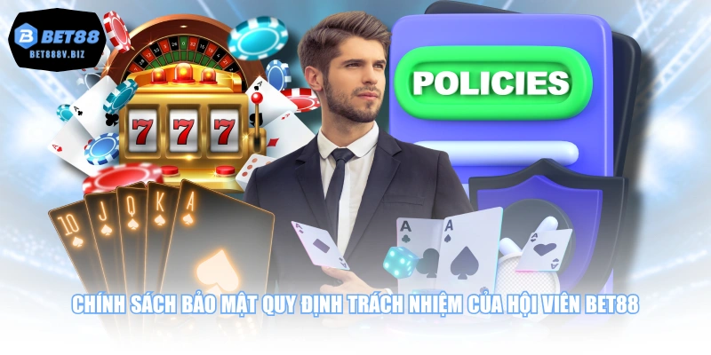 Chính sách bảo mật quy định trách nhiệm của hội viên BET88