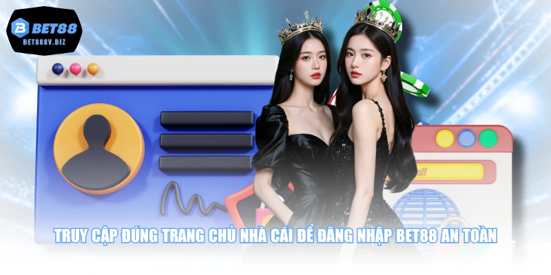 Truy cập đúng trang chủ nhà cái để đăng nhập BET88 an toàn