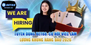 Tuyển Dụng BET88: Cơ Hội Việc Làm Lương Khủng Hàng Đầu 2026